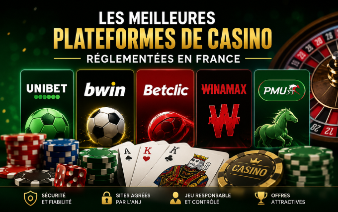 meilleures plateformes de casino réglementées en France