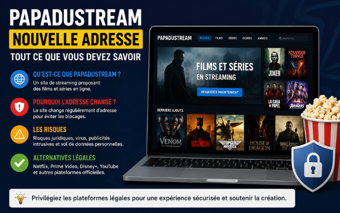 papadustream nouvelle adresse