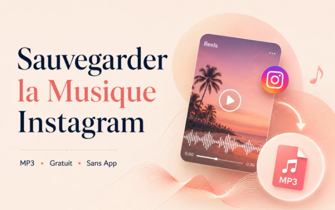 sauvegarder musique Instagram